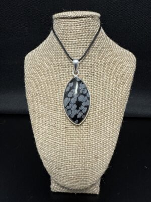 Obsidienne flocon de neige Mexique