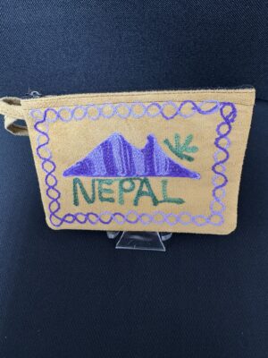 Porte monnaie Beige Montagnes Népalaises