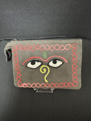 Porte monnaie Å’il de Bouddha Vert