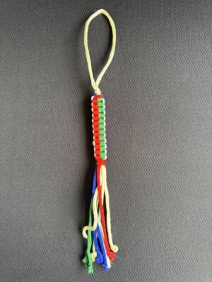 Suspension Scoubidou couleurs Népalaises